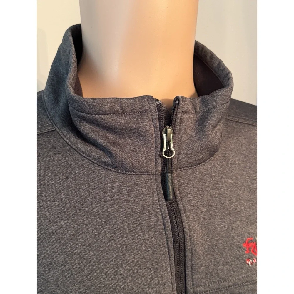 The North Face Men's XL Gray Full Zip Jacket w/ Front Pockets See Logo On Chest